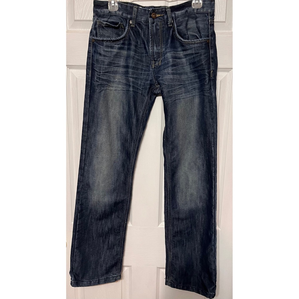 Urban Pipeline Mens Slim Fit Dark Wash Denim Jeans Size 30x32‎ (30x30 actual)